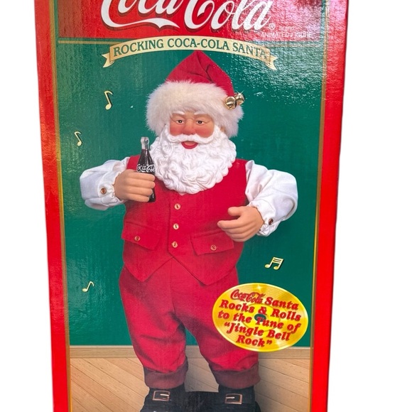 Coca-Cola Rocking Santa in Red and White - Picture 5 of 6